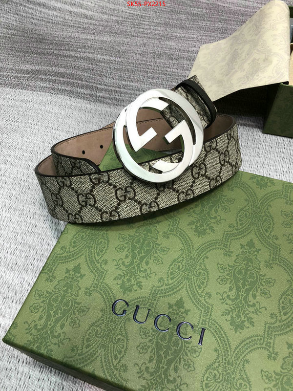 Belts-Gucci fake high quality ID: PX2215 $: 55USD