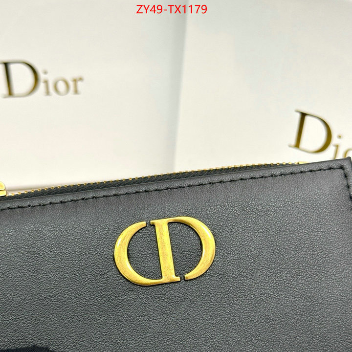 Dior Bags(4A)-Wallet- can i buy replica ID: TX1179 $: 49USD,