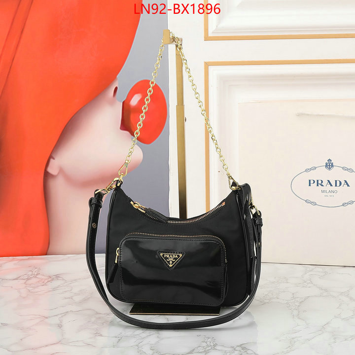 Prada Bags (4A)-Diagonal- 1:1 replica wholesale ID: BX1896 $: 92USD,