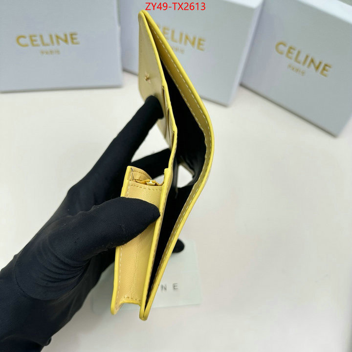 CELINE Bags(4A)-Wallet best fake ID: TX2613 $: 49USD,