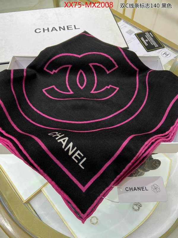 Scarf-Chanel best quality replica ID: MX2008 $: 75USD