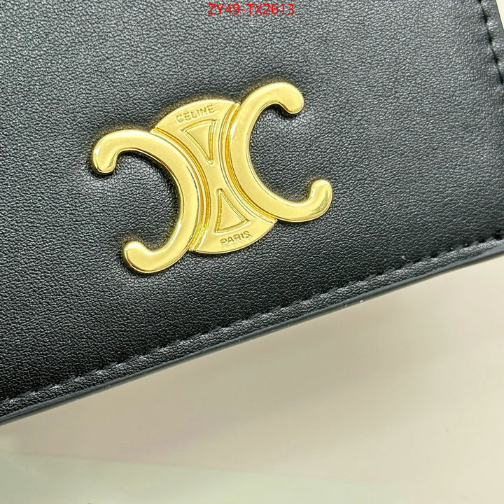 CELINE Bags(4A)-Wallet best fake ID: TX2613 $: 49USD,