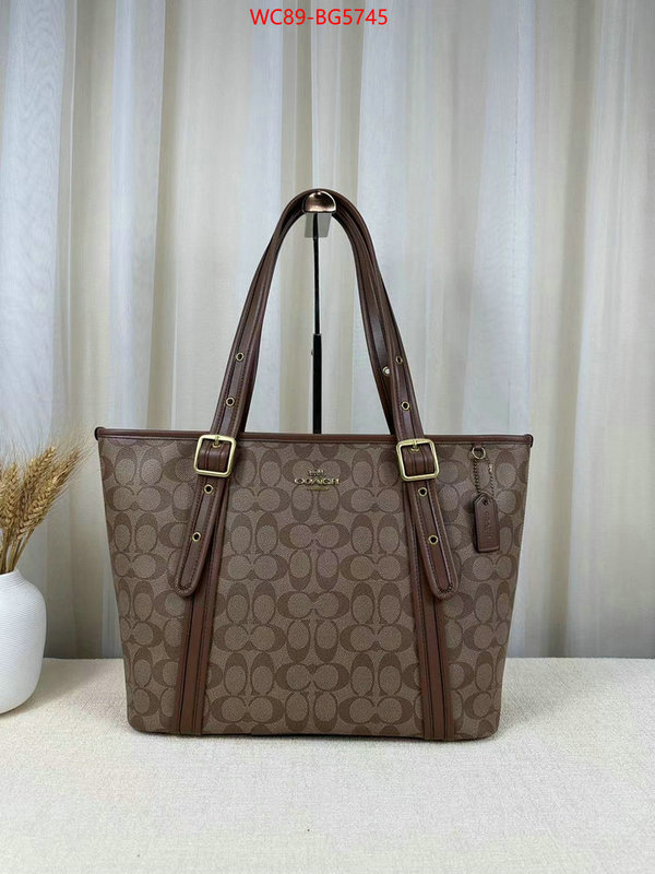 Coach Bags(4A)-Tote- online sale ID: BG5745 $: 89USD,