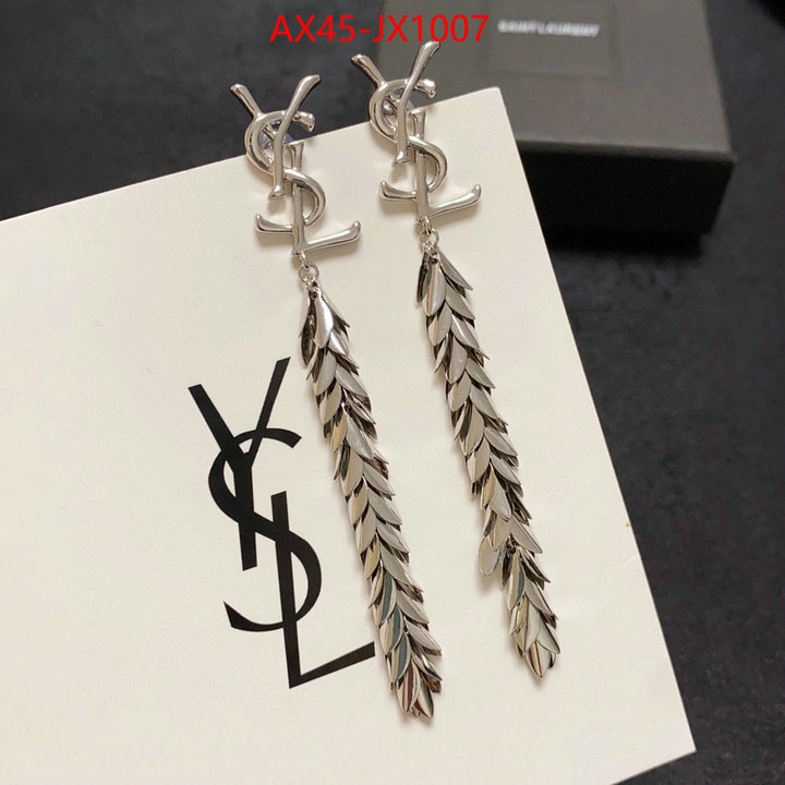 Jewelry-YSL the best designer ID: JX1007 $: 45USD