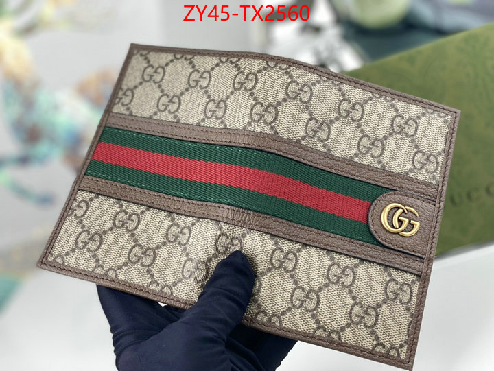 Gucci Bags(4A)-Wallet- top quality designer replica ID: TX2560 $: 45USD,