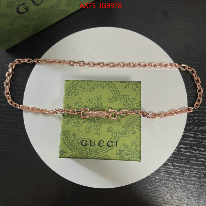 Jewelry-Gucci what is aaaaa quality ID: JG9978 $: 75USD