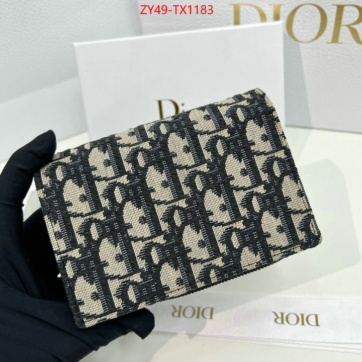 Dior Bags(4A)-Wallet- best quality designer ID: TX1183 $: 49USD,