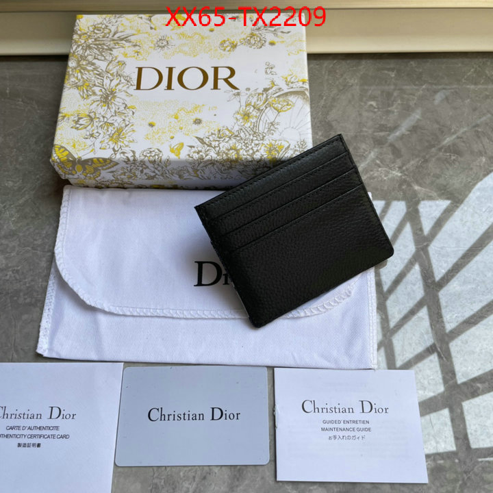 Dior Bags(TOP)-Wallet- top quality fake ID: TX2209 $: 65USD