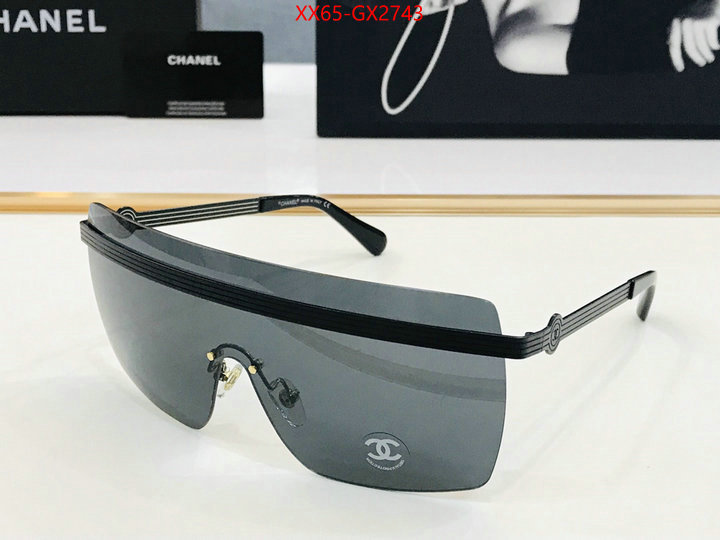 Glasses-Chanel buy high-quality fake ID: GX2743 $: 65USD