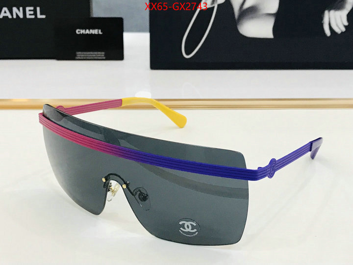 Glasses-Chanel buy high-quality fake ID: GX2743 $: 65USD