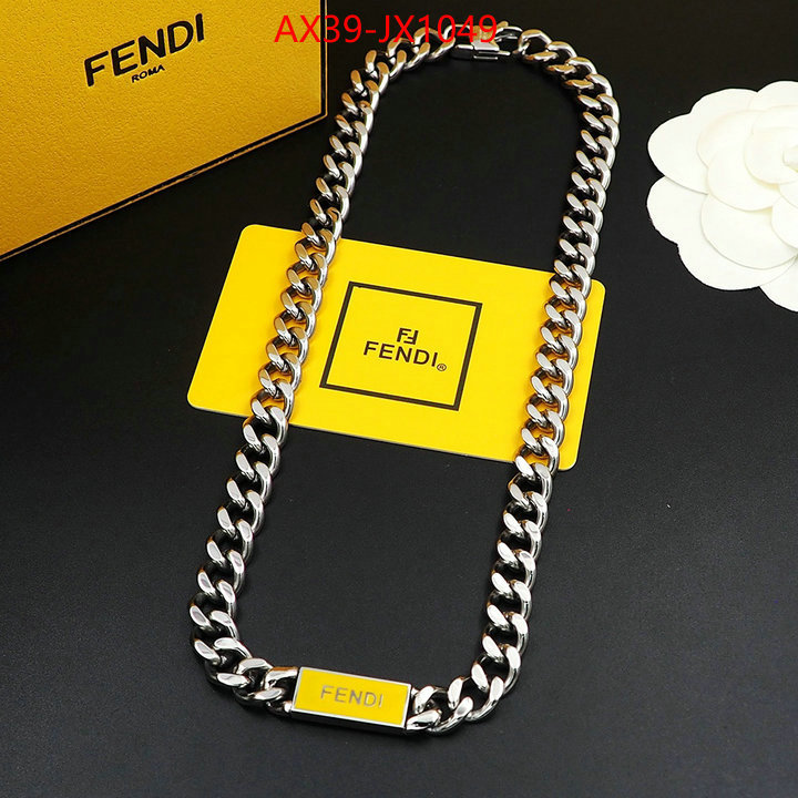 Jewelry-Fendi how to find replica shop ID: JX1049 $: 39USD