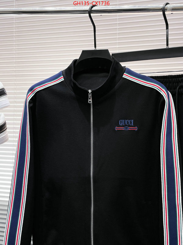 Clothing-Gucci can you buy replica ID: CX1736 $: 135USD