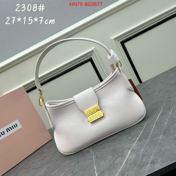 Miu Miu Bags(4A)-Handbag- shop designer replica ID: BG9877 $: 79USD,