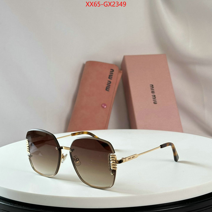 Glasses-Miu Miu replica designer ID: GX2349 $: 65USD