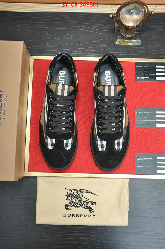 Men Shoes-Burberry top quality replica ID: SG9801 $: 109USD