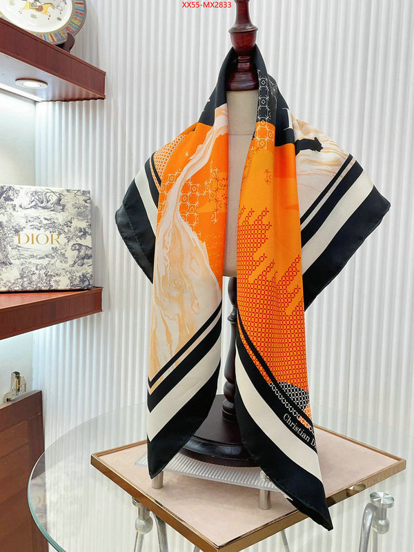 Scarf-Dior top quality designer replica ID: MX2833 $: 55USD