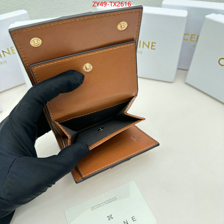 CELINE Bags(4A)-Wallet at cheap price ID: TX2616 $: 49USD,