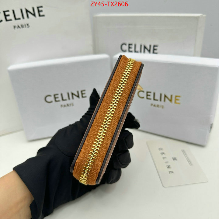 CELINE Bags(4A)-Wallet buy the best high quality replica ID: TX2606 $: 45USD,