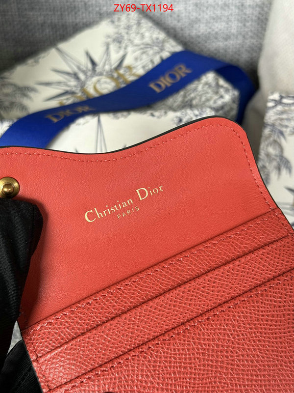 Dior Bags(4A)-Wallet- the best ID: TX1194 $: 69USD,