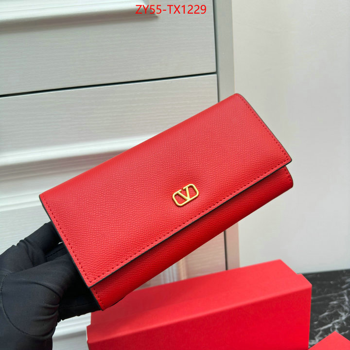 Valentino Bags(4A)-Wallet aaaaa quality replica ID: TX1229 $: 55USD,