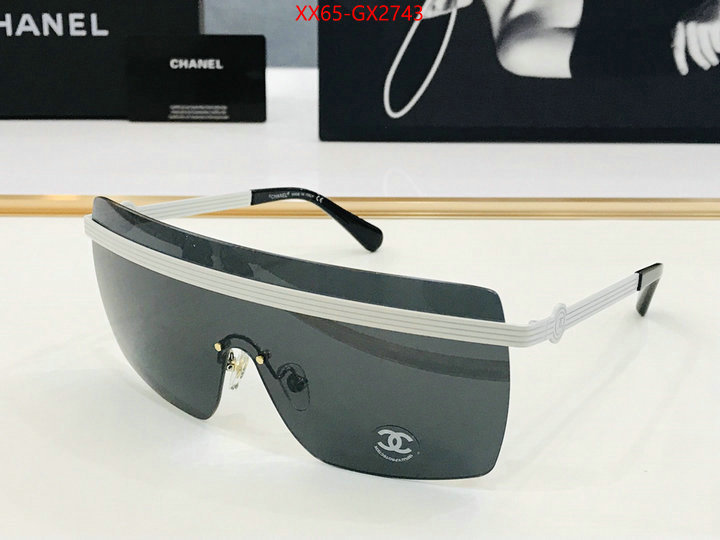 Glasses-Chanel buy high-quality fake ID: GX2743 $: 65USD