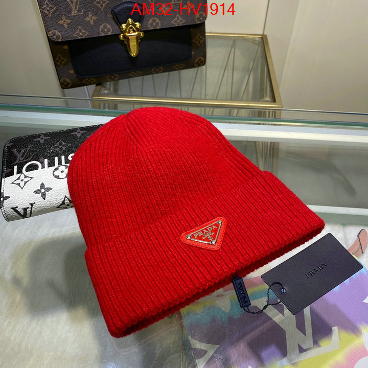 Cap (Hat)-Prada top brands like ID: HV1914 $: 32USD