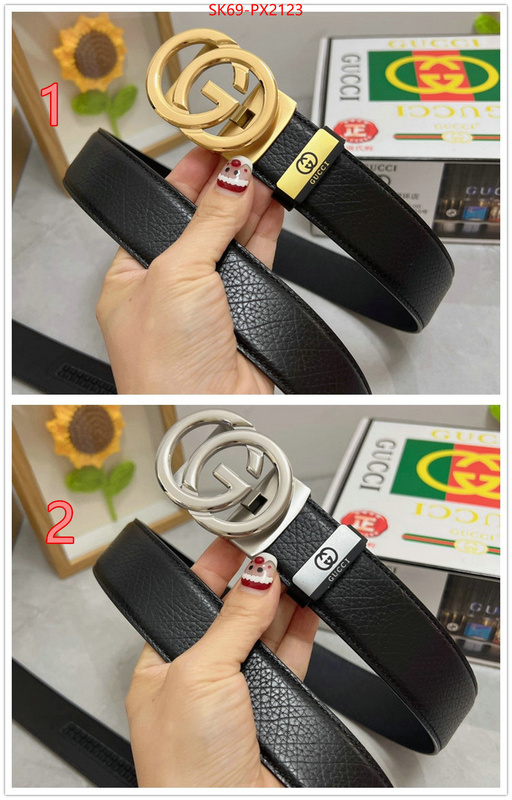 Belts-Gucci shop cheap high quality 1:1 replica ID: PX2123 $: 69USD