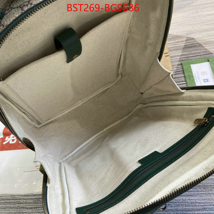 Gucci Bags(TOP)-Backpack- high quality replica designer ID: BG9686 $: 269USD,