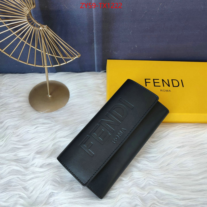 Fendi Bags(4A)-Wallet- online sales ID: TX1222 $: 59USD,
