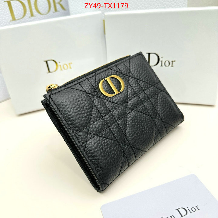 Dior Bags(4A)-Wallet- can i buy replica ID: TX1179 $: 49USD,