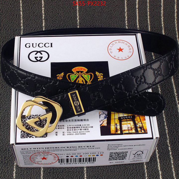 Belts-Gucci buy best quality replica ID: PX2232 $: 55USD