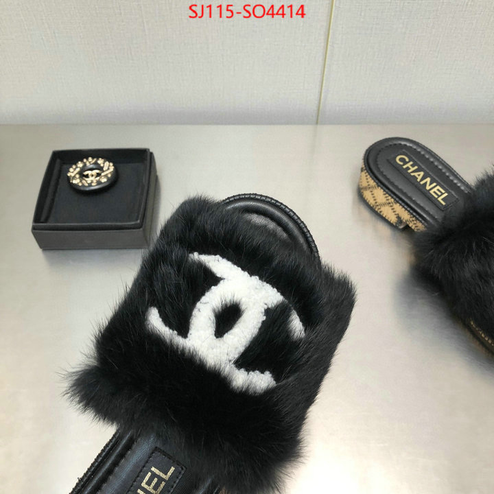 Women Shoes-Chanel buy cheap ID: SO4414 $: 115USD