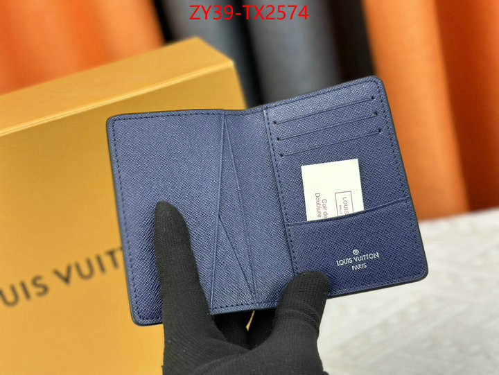 LV Bags(4A)-Wallet fashion designer ID: TX2574 $: 39USD,