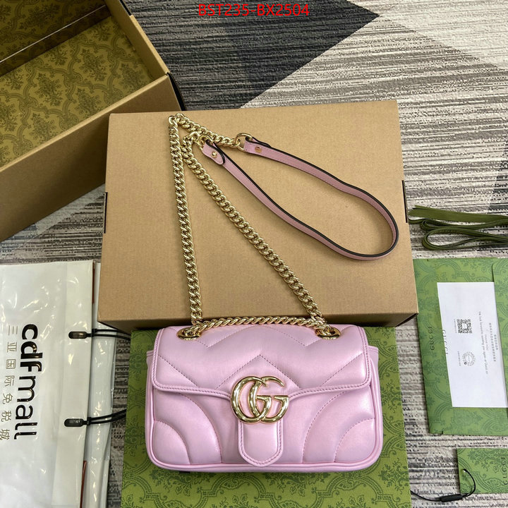 Gucci Bags(TOP)-Marmont designer fake ID: BX2504 $: 235USD,