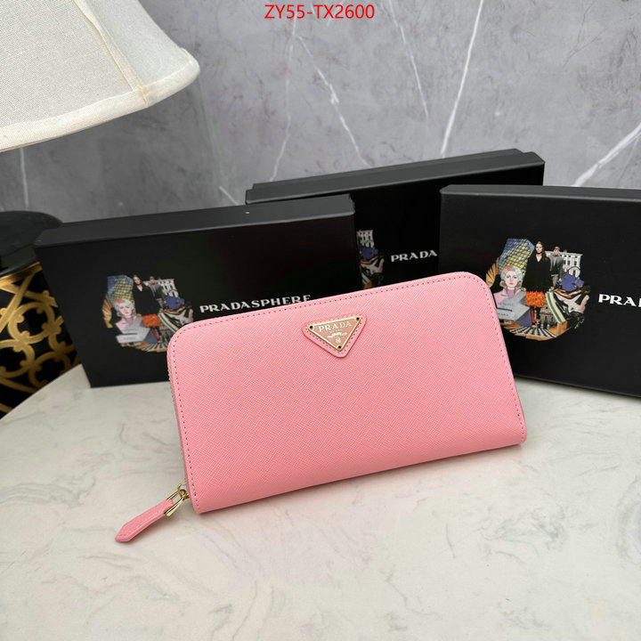 Prada Bags (4A)-Wallet where can i buy ID: TX2600 $: 55USD,