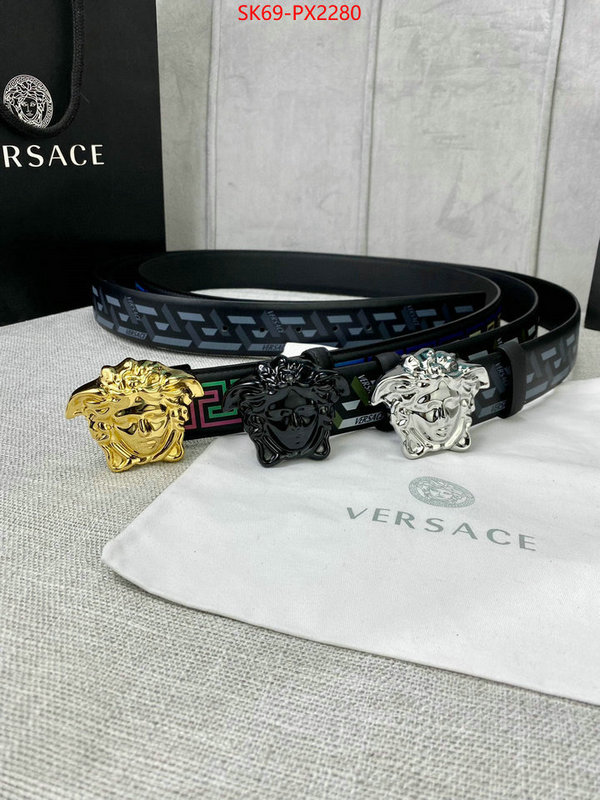 Belts-Versace luxury fashion replica designers ID: PX2280 $: 69USD