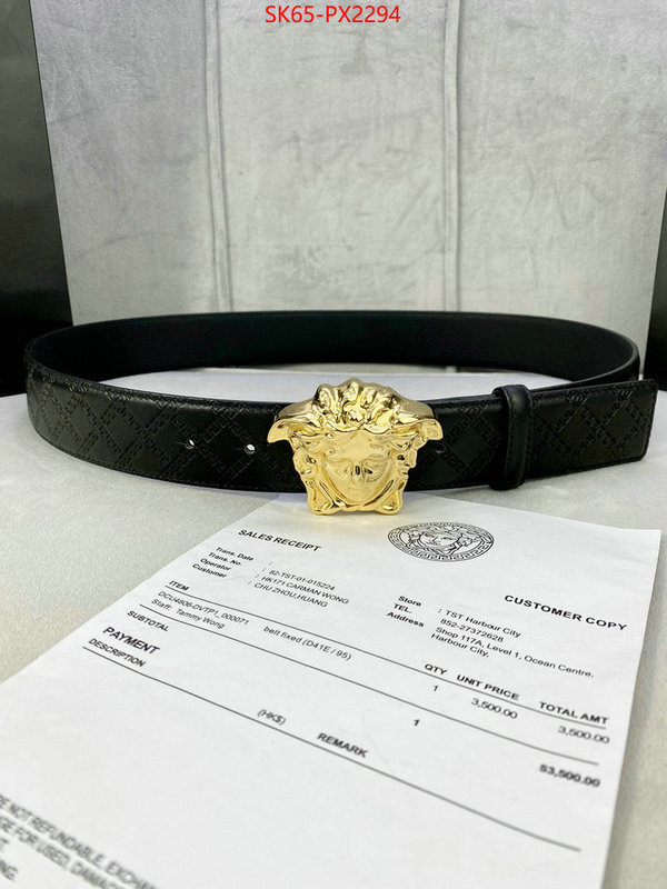 Belts-Versace hot sale ID: PX2294 $: 65USD