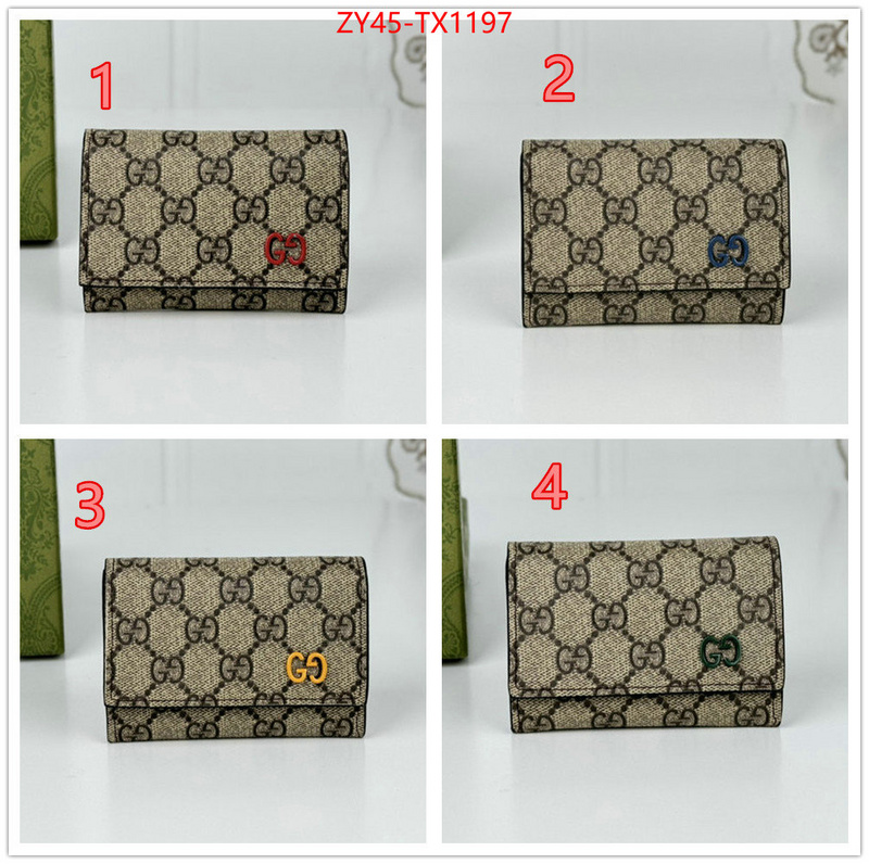 Gucci Bags(4A)-Wallet- perfect ID: TX1197 $: 45USD,