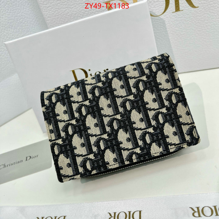 Dior Bags(4A)-Wallet- best quality designer ID: TX1183 $: 49USD,