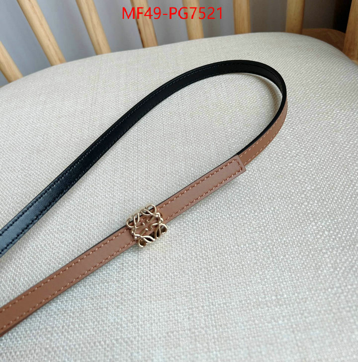 Belts-Loewe luxury fake ID: PG7521 $: 49USD