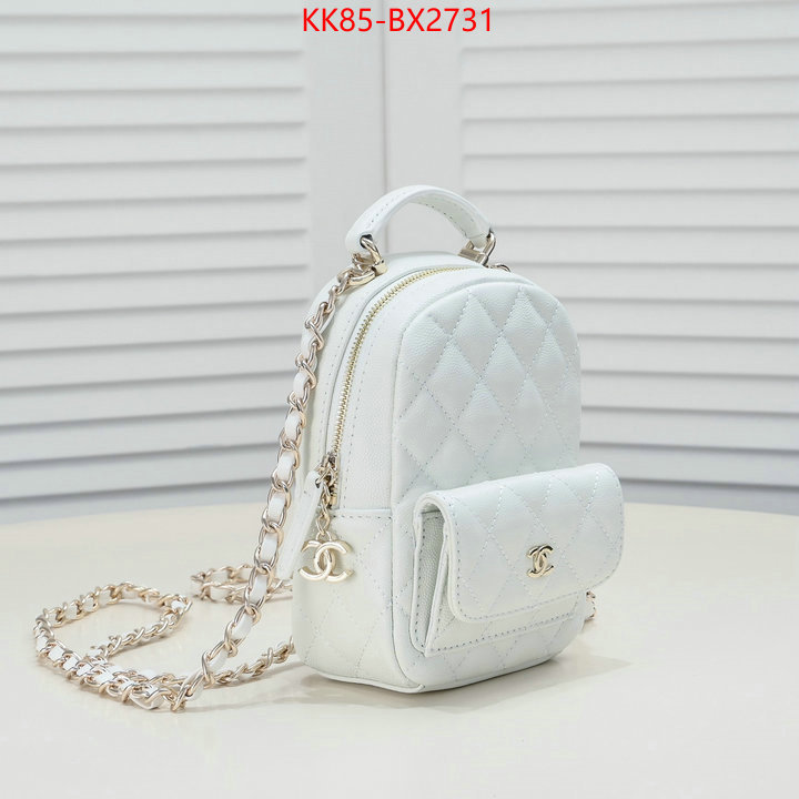 Chanel Bags(4A)-Backpack- what is top quality replica ID: BX2731 $: 85USD,