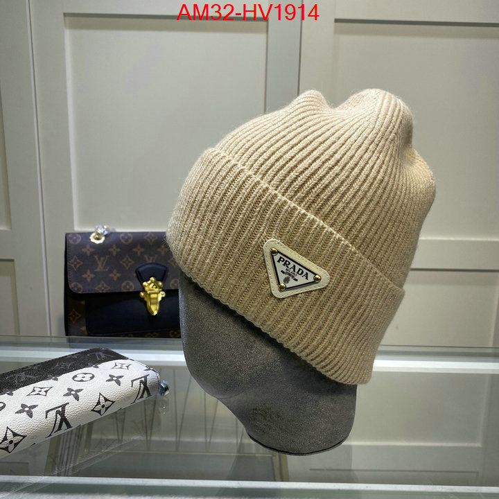 Cap (Hat)-Prada top brands like ID: HV1914 $: 32USD