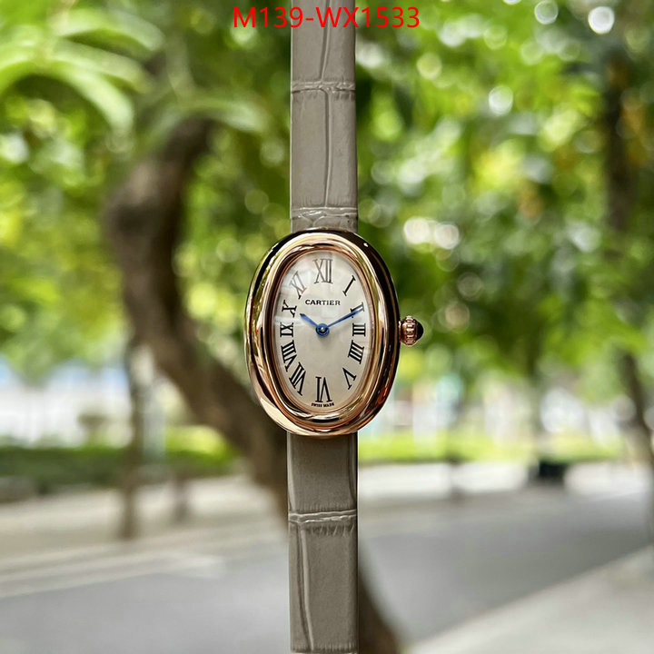 Watch(4A)-Cartier highest quality replica ID: WX1533 $: 139USD