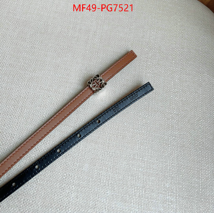 Belts-Loewe luxury fake ID: PG7521 $: 49USD