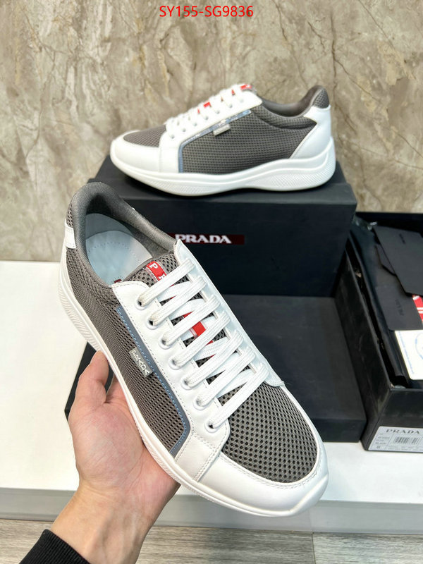 Men shoes-Prada 1:1 replica wholesale ID: SG9836 $: 155USD