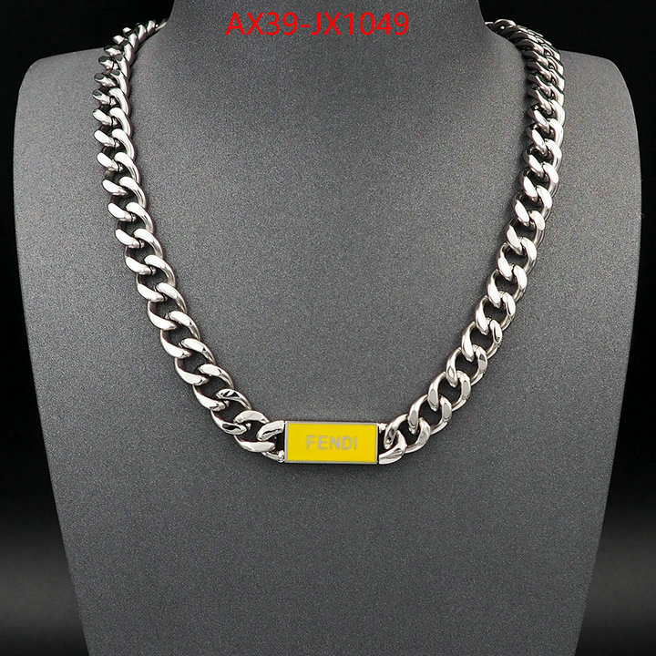 Jewelry-Fendi how to find replica shop ID: JX1049 $: 39USD