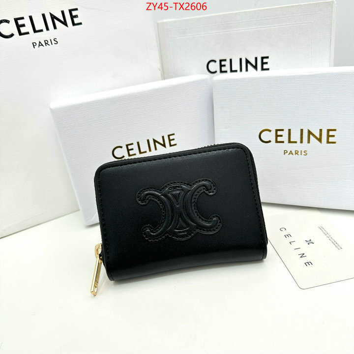 CELINE Bags(4A)-Wallet buy the best high quality replica ID: TX2606 $: 45USD,