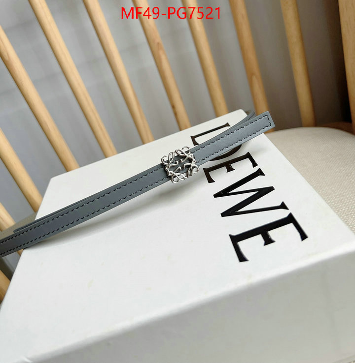 Belts-Loewe luxury fake ID: PG7521 $: 49USD