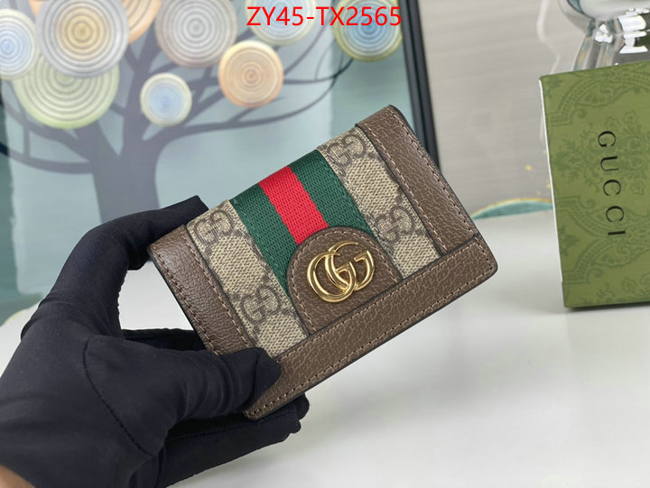 Gucci Bags(4A)-Wallet- what ID: TX2565 $: 45USD,