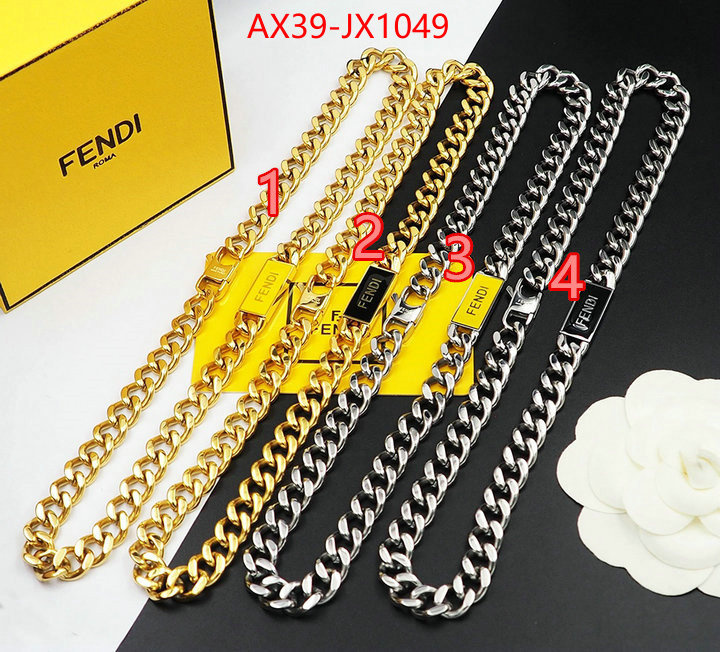 Jewelry-Fendi how to find replica shop ID: JX1049 $: 39USD